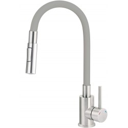 Kitchen faucet with bent...
