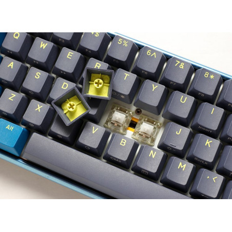 Ducky One 3 Daybreak Mini keyboard Gaming USB German Black, Blue, Green