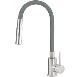 Kitchen faucet with bent...