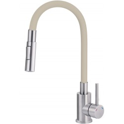 Kitchen faucet with bent...