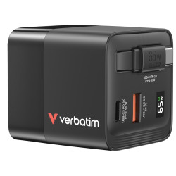 Verbatim GaN Charger 65W 2...