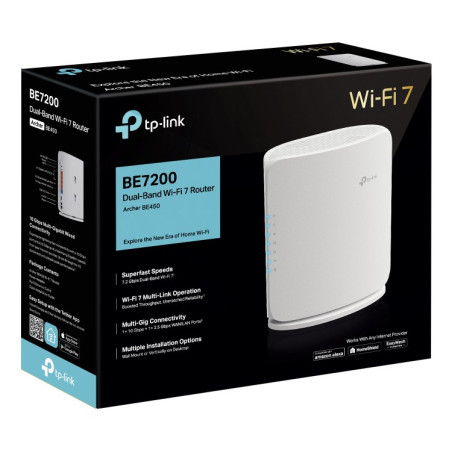 TP-Link Archer BE450 wireless router Multi-Gigabit Ethernet Dual-band (2.4 GHz / 5 GHz) White