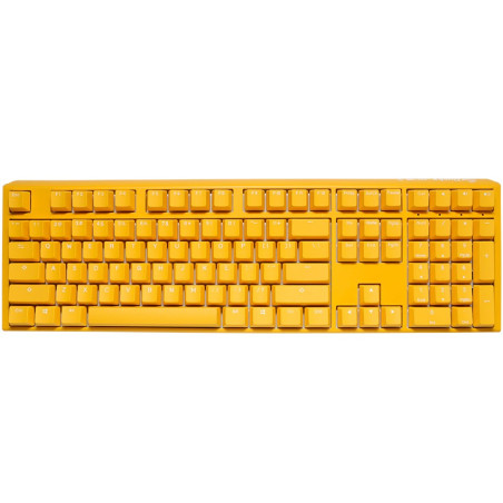 Ducky One 3 Yellow Mini Gaming Tastatur RGB LED - MX-Clear US keyboard USB US English