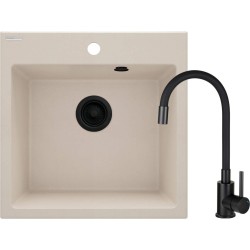 Granite sink with 1-bowl...