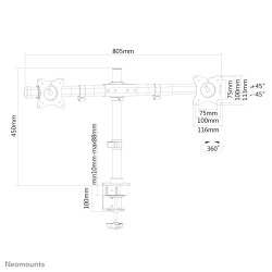 Neomounts FPMA-DCB100DBLACK...