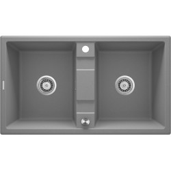 2-bowl granite sink