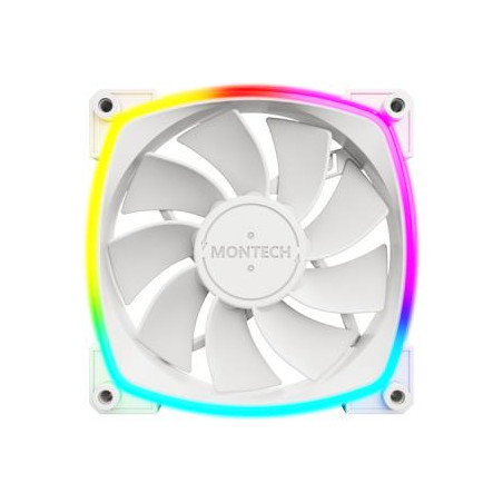 CASE FAN 120MM/RX120 PWM WHITE 3 IN 1 MONTECH