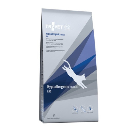 TROVET Hypoallergenic RRD with rabbit - dry cat food - 2,5kg
