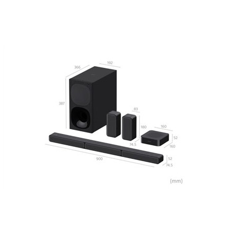 Sony HT-S40R Black 5.1 channels 600 W