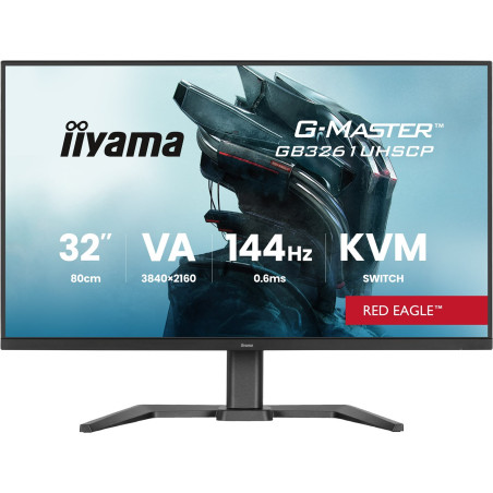 iiyama G-MASTER GB3261UHSCP-B1 computer monitor 80 cm (31.5") 3840 x 2160 pixels 4K Ultra HD LED Black