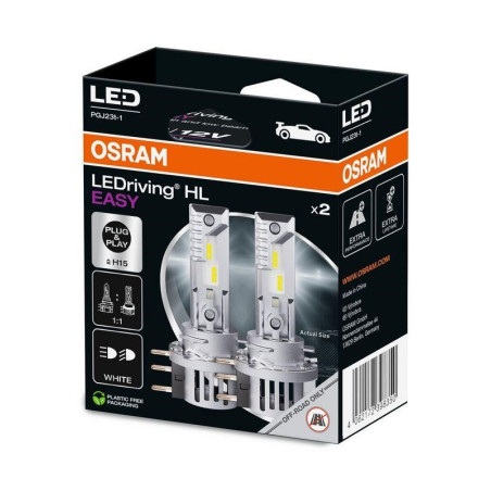 LIGHT LED EASY H15 12V 23W 2PCS