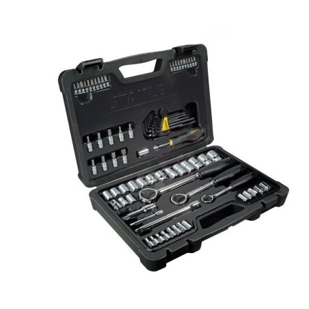Stanley 80 Part-Size Socket Set 1/4, 3/8, 1/2"