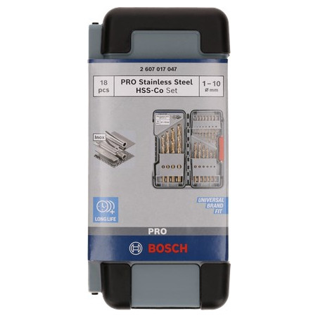 Bosch HSS Twist Drill Bits Cobalt Sets