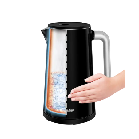 TEFAL Kettle | KO8518 | Electric | 1800 W | 1.7 L | Plastic | 360° rotational base | Black