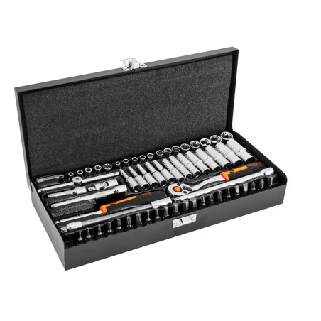 Neo Tools 1/4" socket wrenches set of 63 pieces
