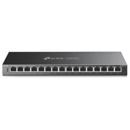 Switch|TP-LINK|Switch type Unmanaged|Stackable Yes|16xRJ-45 ports|RJ-45 Ports Type Gigabit Ethernet (10/100/1000)|16xGigabit Ethernet (copper) ports quantity|Power over Ethernet (PoE) Yes|TL-SG116P