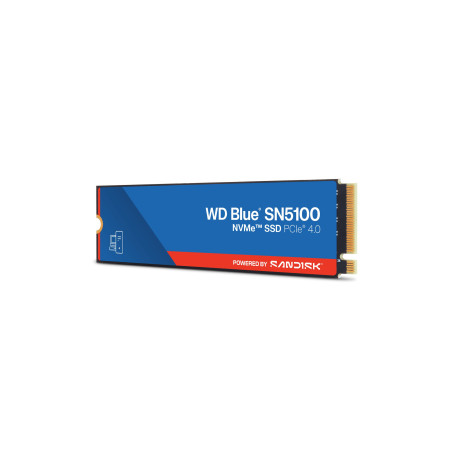 SSD|SANDISK|300xTBW rating|MTBF 1750000 h|Read speed 6600 MB/s|Write speed 5600 MB/s|NVMe Yes|PCI Express 4.0|M.2|500 GB|POWERED BY SANDISK|Blue SN5100|WDS500G5B0E-00CPE0