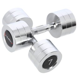 Chrome dumbbells 2x7 kg HMS...