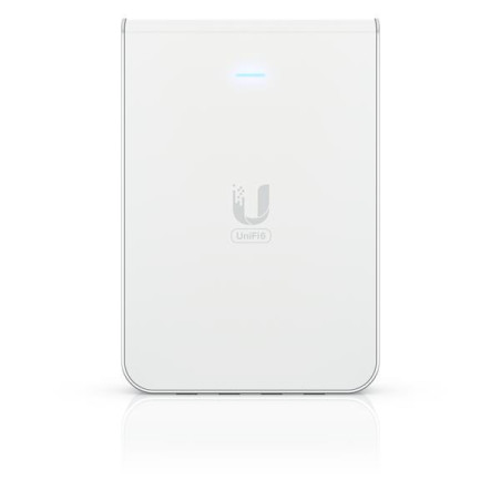 Ubiquiti | WiFi 6 access point with a built-in PoE switch | U6-IW | 802.11ax | 2.4 GHz/5 GHz | 10/100/1000 Mbit/s | Ethernet LAN (RJ-45) ports 1 | MU-MiMO Yes | PoE in | Antenna type Internal