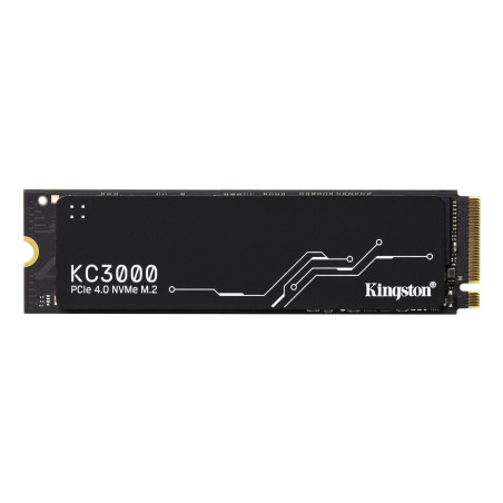 Kingston | SSD | KC3000 | 1024 GB | SSD form factor M.2 2280 | Solid-state drive interface PCIe 4.0 NVMe M.2 | Read speed 7000 MB/s | Write speed 6000 MB/s