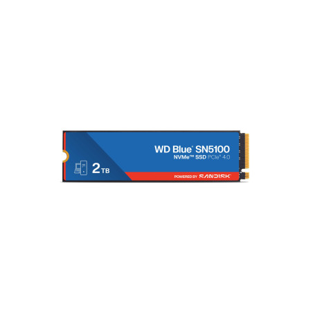SSD|SANDISK|900xTBW rating|MTBF 1750000 h|Read speed 7100 MB/s|Write speed 6700 MB/s|NVMe Yes|PCI Express 4.0|M.2|2000 GB|POWERED BY SANDISK|Blue SN5100|WDS200T5B0E-00CPE0