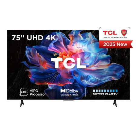 TCL LED 4K TV | 75V6C | 75 | Smart TV | Google TV | UHD | Black