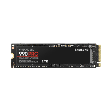 SSD|SAMSUNG|990 PRO|2TB|M.2|PCIE|NVMe|MLC|Write speed 6900 MBytes/sec|Read speed 7450 MBytes/sec|2.3mm|TBW 1200 TB|MTBF 1500000 hours|MZ-V9P2T0BW