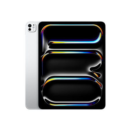 Apple | iPad Pro Wi-Fi + Cellular | 13 " | Silver | OLED, Ultra Retina XDR | 2752 x 2064 pixels | Apple M5 | 16 GB | 1000 GB | 3G | 4G | 5G | Wi-Fi | Front camera | 12 MP | Rear camera | 12 MP | Bluetooth | 6 | iPadOS | USB-C charging cable