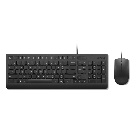 Lenovo Essential Wired Combo Keyboard and Mouse | Keyboard and Mouse Set | Wired | Mouse included | Estonian | Black