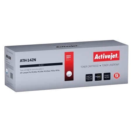 Activejet ATH-142N toner for HP printer, Replacement HP 142A HP142A W1420A; Supreme; 950 pages; black; with chip
