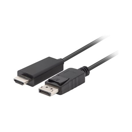 LANBERG Cable DisplayPort M v1.1->HDMI M 1.8m black