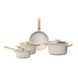 BALANCE 7-PIECE POT AND PAN...