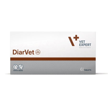 VETEXPERT Diarvet - supplements for dogs and cats -  6 tablets