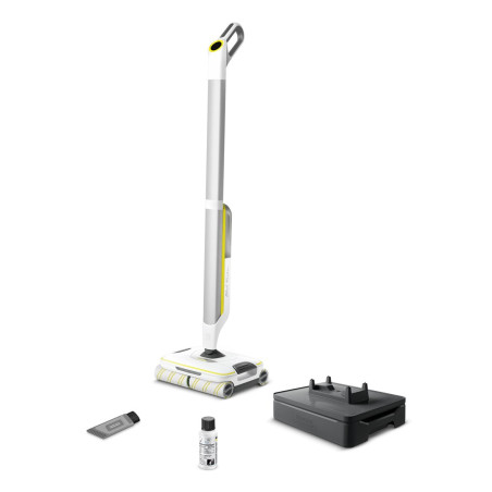 Kärcher FC 8 Smart Signature Line Electric broom Battery Wet Bagless Silver, White, Yellow 2.85 Ah