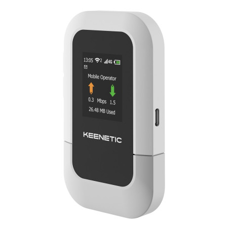 Keenetic Roamer 4G (KN-5110) 4G Mobile Hotspot with Wi-Fi 6