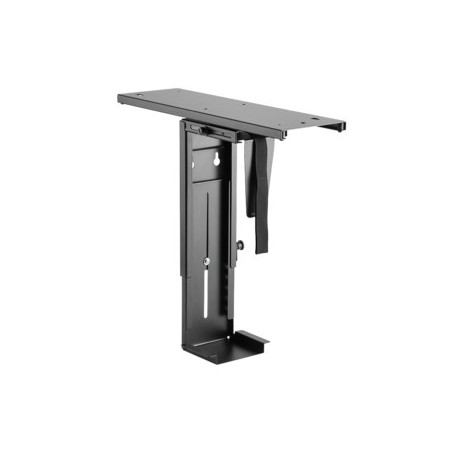 LogiLink EO0004 CPU holder Desk-mounted CPU holder Black