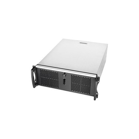 Chenbro RM41300 network equipment chassis 4U Black, Silver