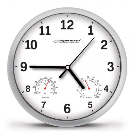 Esperanza EHC016W wall/table clock Quartz clock Round White
