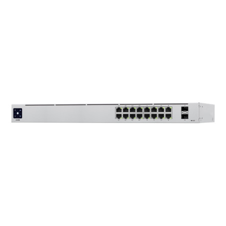 Switch|UBIQUITI|USW-16-POE|Type L2|Desktop/pedestal|Rack|16x10Base-T / 100Base-TX / 1000Base-T|2xSFP|PoE ports 16|PoE+ ports 8|18 Watts|USW-16-POE