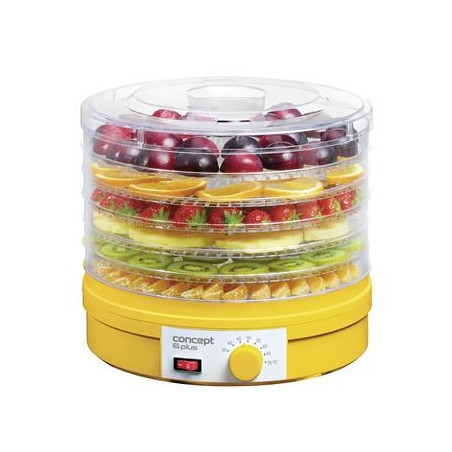 Concept SO1015 food dehydrator Yellow 245 W