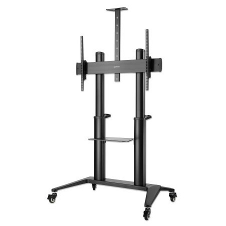 MANHATTAN Aluminium TV-StĂ¤nder rollbar 70"-120" 140kg (Speditionsversand)