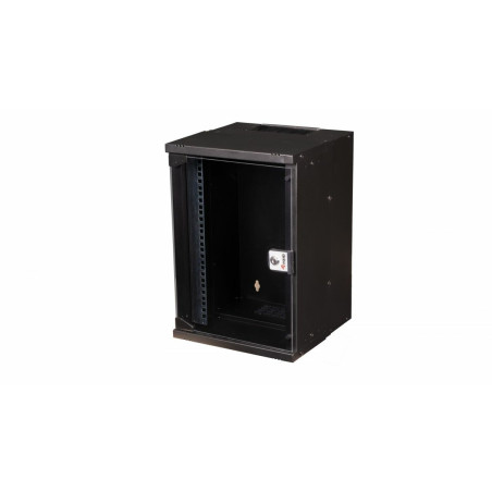 Equip Eco Mount 10' Cabinet, 09U, 300X300MM, RAL9005 Black