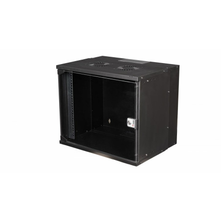 Equip Eco Mount 19' Cabinet, 09U, 540X400MM, RAL9005 Black