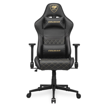 COUGAR Armor One V2 Gold Gaming Chair, Black