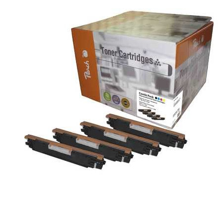 Peach PT438 toner cartridge 4 pc(s) Black, Cyan, Magenta, Yellow