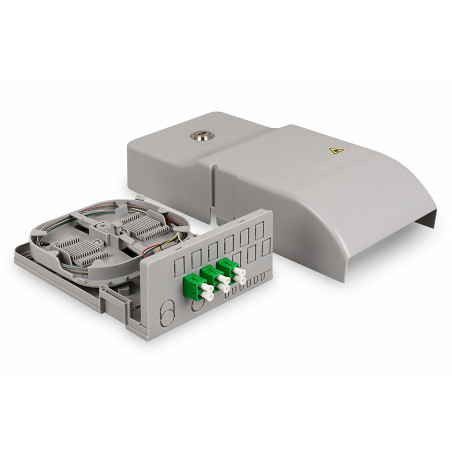 Digitus Ftth Home Distribution Unit, 3 x LC/APC duplex