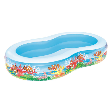 Bestway Inflatable Family Play Pool 2.62m x 1.57m x 46cm