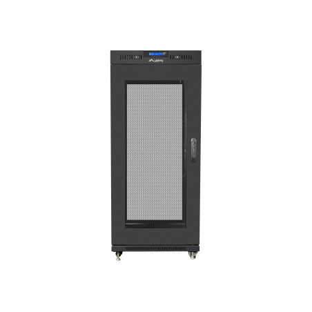 Lanberg | Rack cabinet 19" free-standing 15U/800x1000 (flat pack) with mesh door, LCD | FF01-8015-23BL | Black