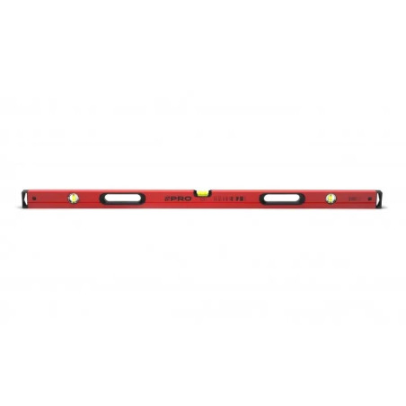 Painted spirit level with level and plumb indicato