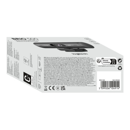 CAMERA WEBCAM BRIO 500/BLACK 960-001422 LOGITECH